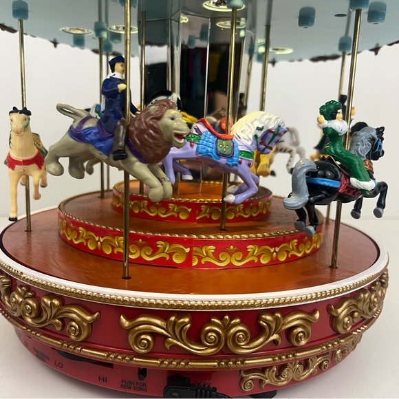 Mr. Christmas Triple Decker Carousel Music Box - Picture 9 of 16
